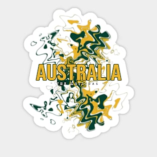 Australia Soccer Shirt Sticker